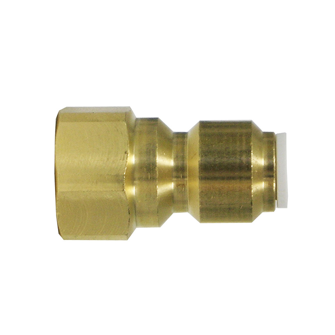 (image for) John Guest MI4508F4SLF-10 F Brass Adapter 1/4 Tube x 1/4 FL (10) - Click Image to Close